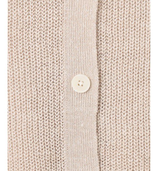 23区「【洗える】ピュアリネン ニット ベスト」|ニット・セーター|