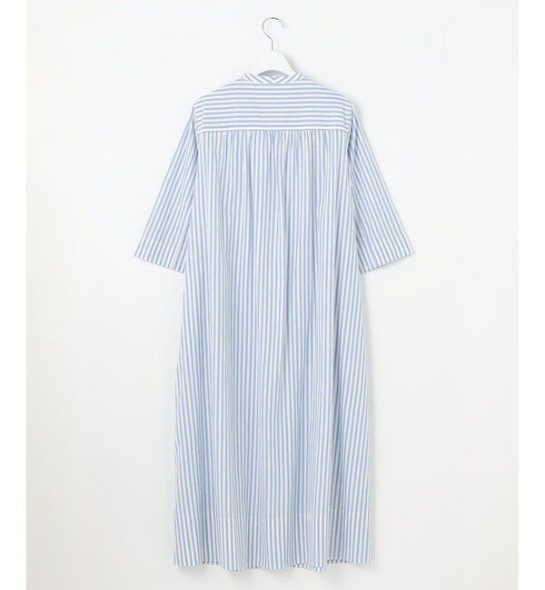 23区「【Indian Factory】コットンポプリン タックディテール シャツワンピース」|ワンピース|