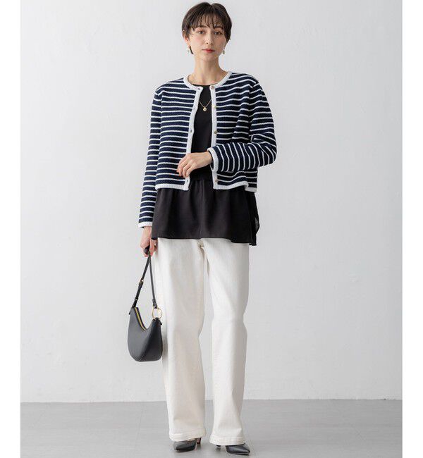 23区「【滝沢眞規子さん着用/VERY掲載/洗える】23区DENIM ストレッチ ワイドパンツ」|デニム|