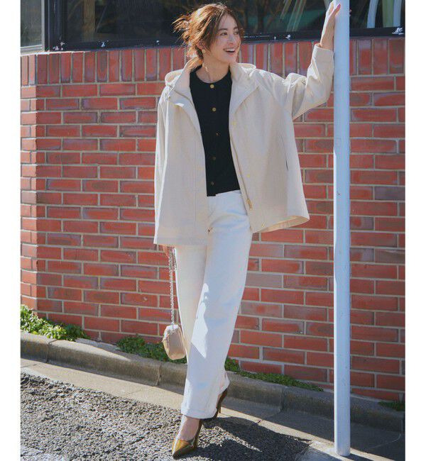 23区「【滝沢眞規子さん着用/VERY掲載/洗える】23区DENIM ストレッチ ワイドパンツ」|デニム|