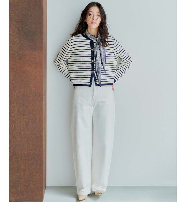 23区「【滝沢眞規子さん着用/VERY掲載/洗える】23区DENIM ストレッチ ワイドパンツ」|デニム|