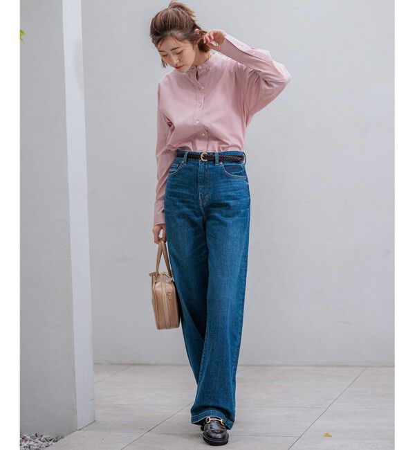 23区「【滝沢眞規子さん着用/VERY掲載/洗える】23区DENIM ストレッチ ワイドパンツ」|デニム|