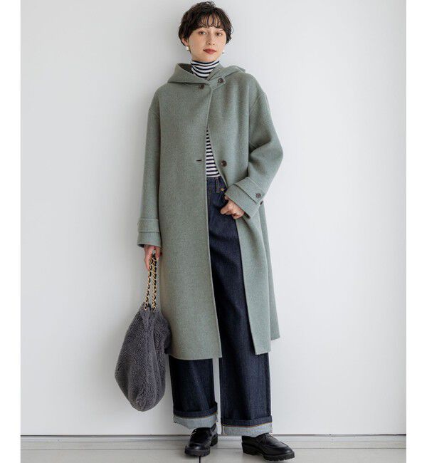 23区「【滝沢眞規子さん着用/VERY掲載/洗える】23区DENIM ストレッチ ワイドパンツ」|デニム|