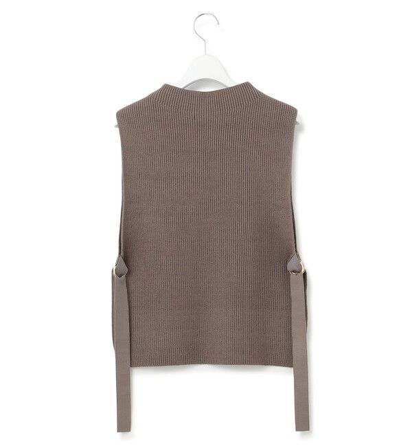 23区「【洗える】コットンリリー ニットベスト」|ニット・セーター|