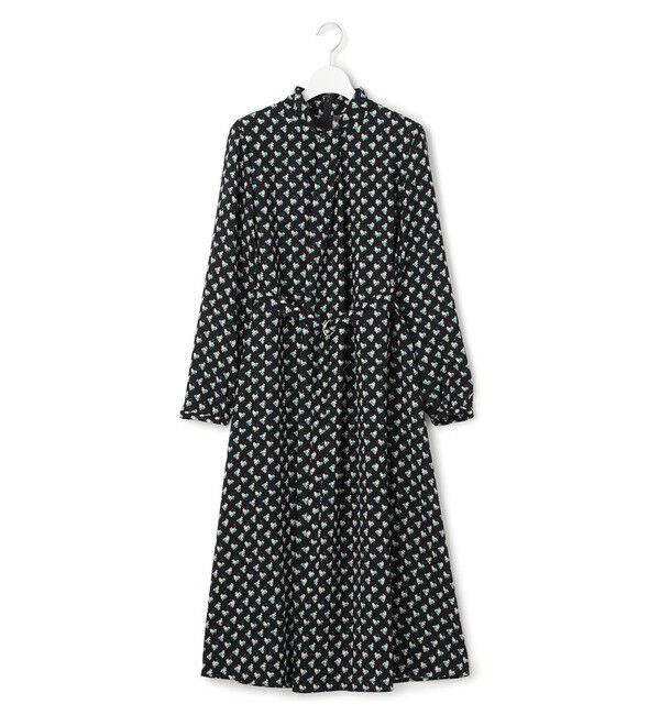 23区「モダンアートプリント ワンピース」|ドレス|