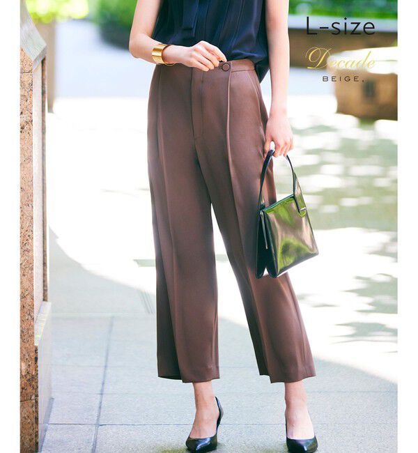 BEIGE,「【L-size】CINDY / ワイドパンツ」|その他|Mocha