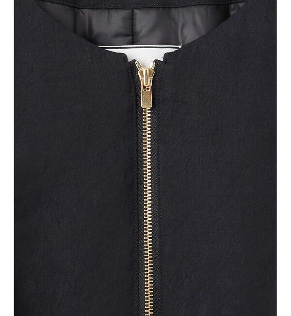 BEIGE,「NIQUET / ノーカラーブルゾン」|ブルゾン・スタジャン|