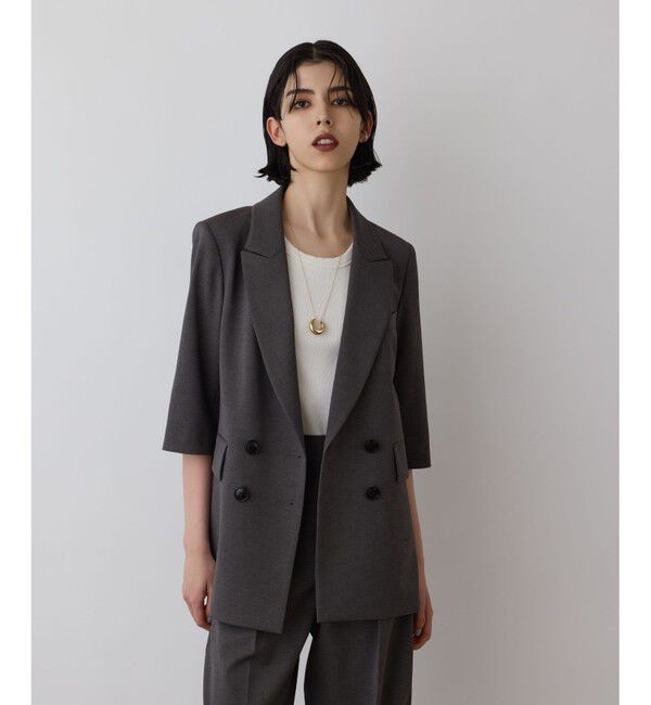 Diagram「スラブストレッチテーラージャケット」|テーラードジャケット|チャコール