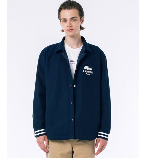 LACOSTE「コーチジャケット&times;バーシティ リバーシブルジャケット」|その他|ダークネイビー