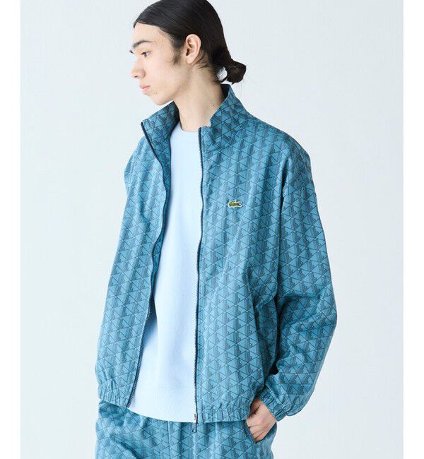 LACOSTE「モノグラムジャカード撥水ナイロンジャケット」|その他|