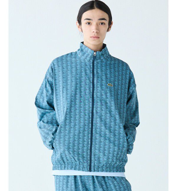 LACOSTE「モノグラムジャカード撥水ナイロンジャケット」|その他|