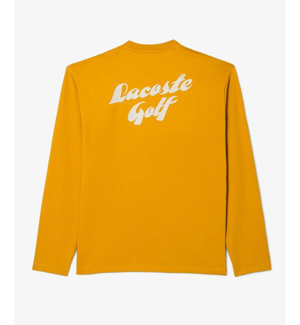 LACOSTE「ラコステゴルフバックプリントウルトラドライロングスリーブTシャツ」|Tシャツ・カットソー|