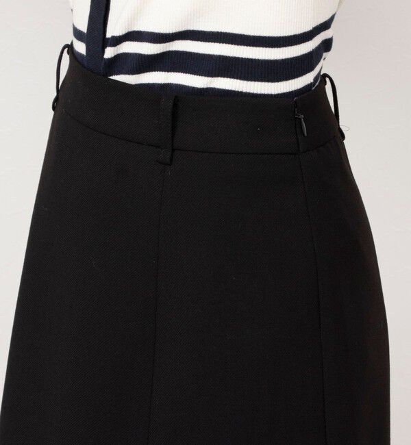 NOLLEY'S「ストレッチカルゼショートスカート」|台形|