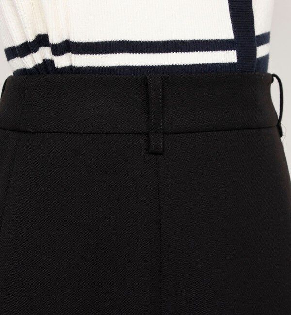 NOLLEY'S「ストレッチカルゼショートスカート」|台形|