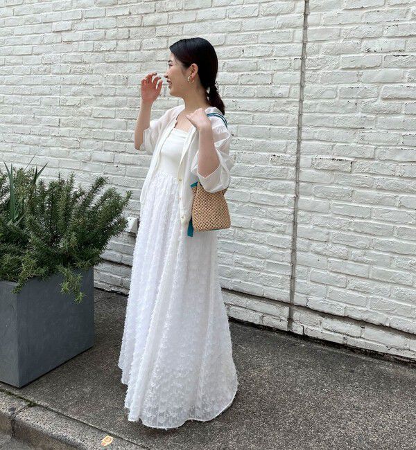 NOLLEY'S「2WAYカットジャガードドッキングワンピース」|ワンピース|