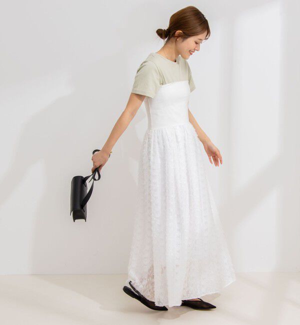 NOLLEY'S「2WAYカットジャガードドッキングワンピース」|ワンピース|