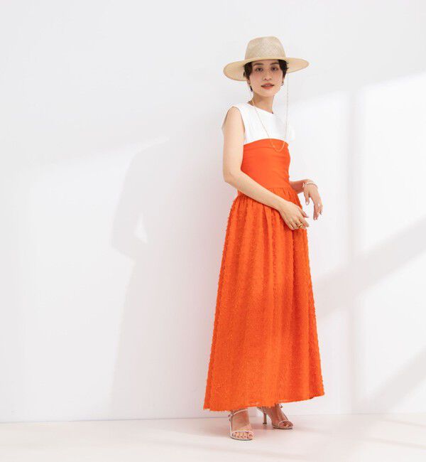 NOLLEY'S「2WAYカットジャガードドッキングワンピース」|ワンピース|