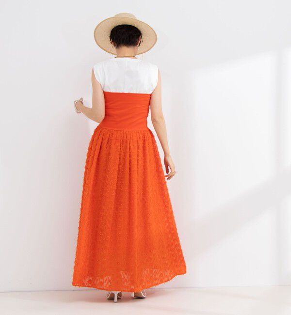 NOLLEY'S「2WAYカットジャガードドッキングワンピース」|ワンピース|