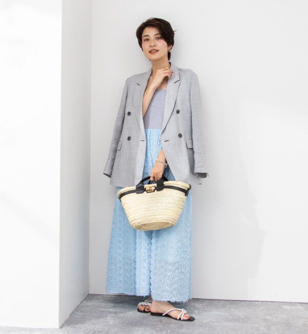 NOLLEY'S「2WAYカットジャガードドッキングワンピース」|ワンピース|