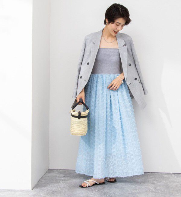 NOLLEY'S「2WAYカットジャガードドッキングワンピース」|ワンピース|