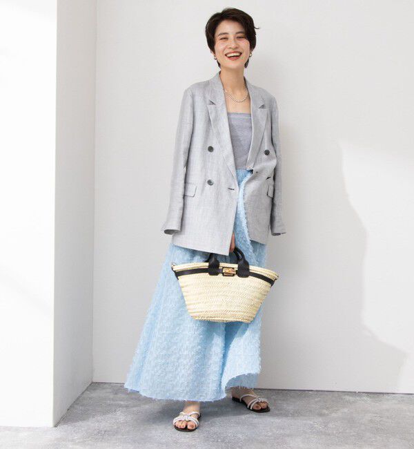 NOLLEY'S「2WAYカットジャガードドッキングワンピース」|ワンピース|