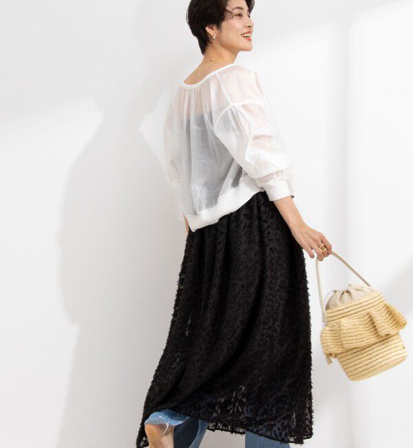 NOLLEY'S「2WAYカットジャガードドッキングワンピース」|ワンピース|