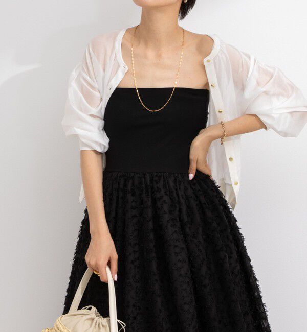 NOLLEY'S「2WAYカットジャガードドッキングワンピース」|ワンピース|