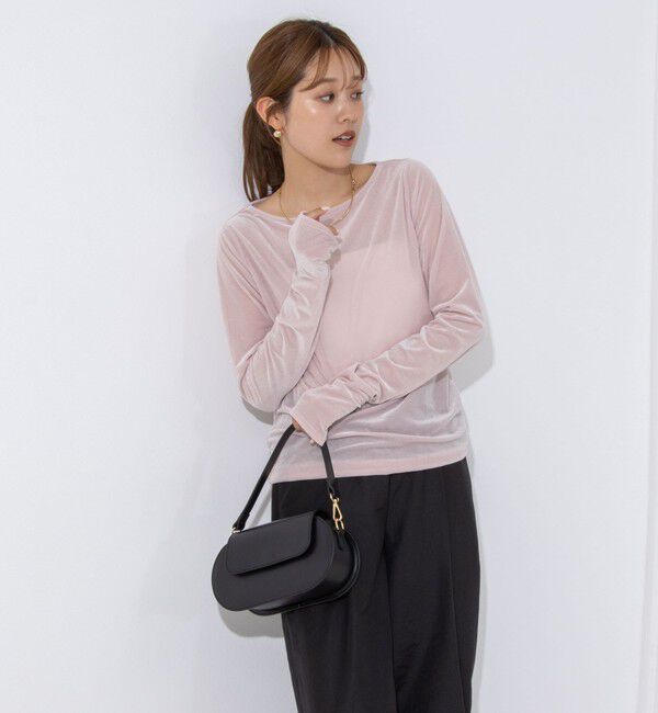 NOLLEY'S「シアーベロアロンT」|Tシャツ・カットソー|