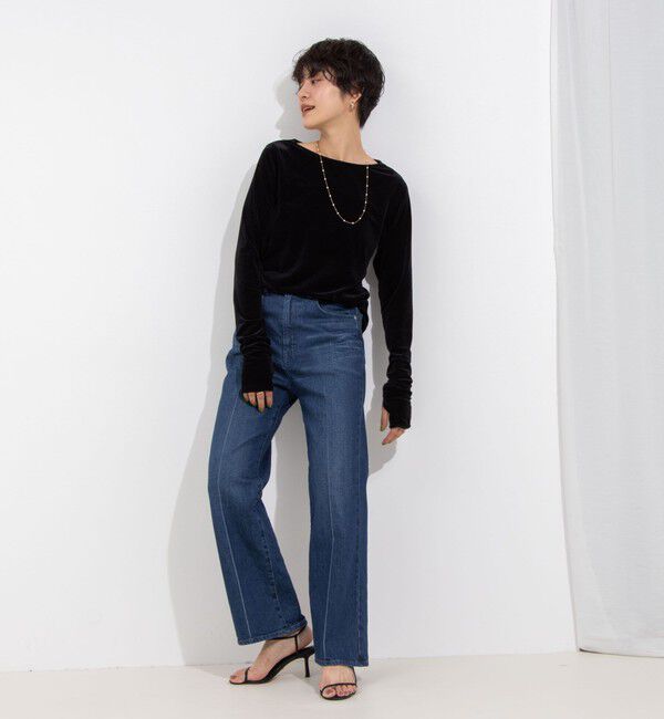 NOLLEY'S「シアーベロアロンT」|Tシャツ・カットソー|