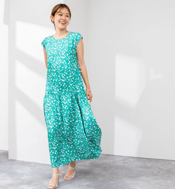 NOLLEY'S sophi「ウォッシャブル小花プリントティアードワンピース」|ワンピース|