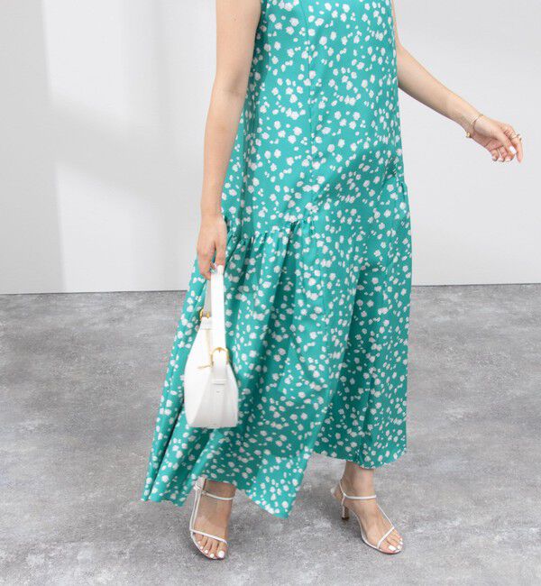 NOLLEY'S sophi「ウォッシャブル小花プリントティアードワンピース」|ワンピース|