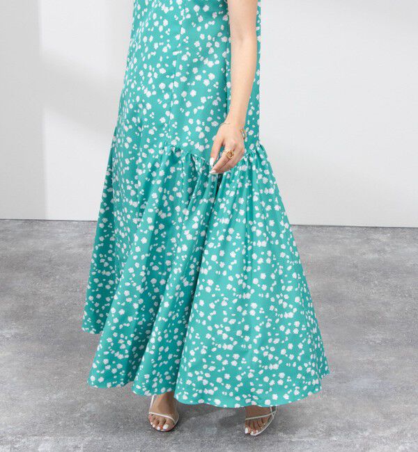 NOLLEY'S sophi「ウォッシャブル小花プリントティアードワンピース」|ワンピース|