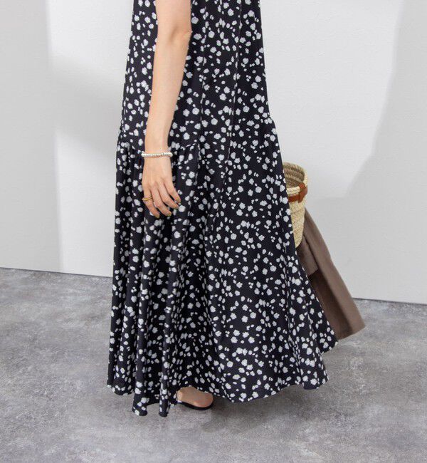 NOLLEY'S sophi「ウォッシャブル小花プリントティアードワンピース」|ワンピース|