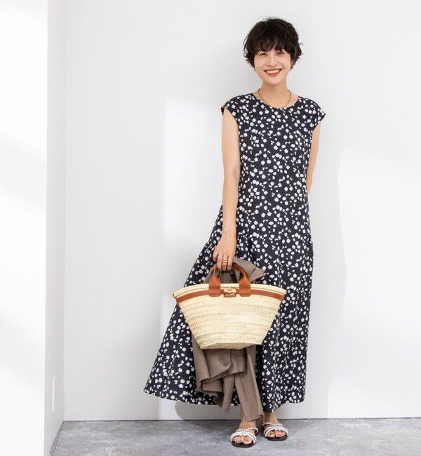 NOLLEY'S sophi「ウォッシャブル小花プリントティアードワンピース」|ワンピース|