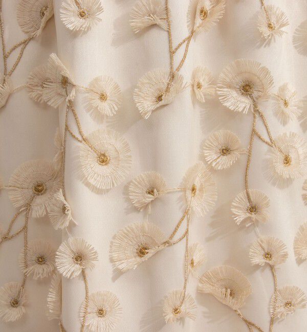 NOLLEY'S「《セットアップ対応》ウォッシャブルチュール刺繍タイトスカート」|タイト|