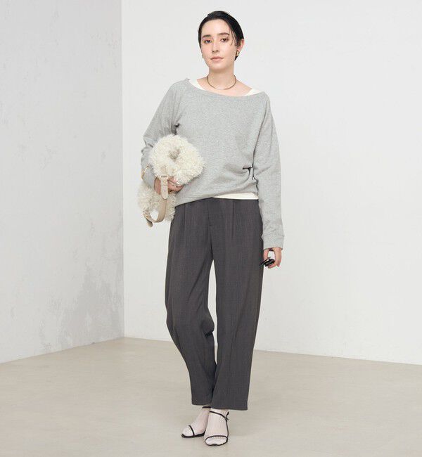 Rie Miller「《セットアップ対応》ウォッシャブルハイウエストバギーパンツ」|その他|