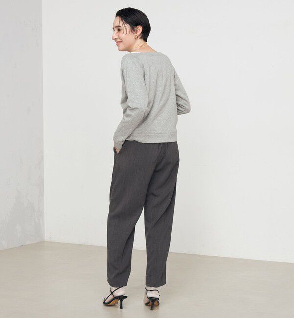 Rie Miller「《セットアップ対応》ウォッシャブルハイウエストバギーパンツ」|その他|