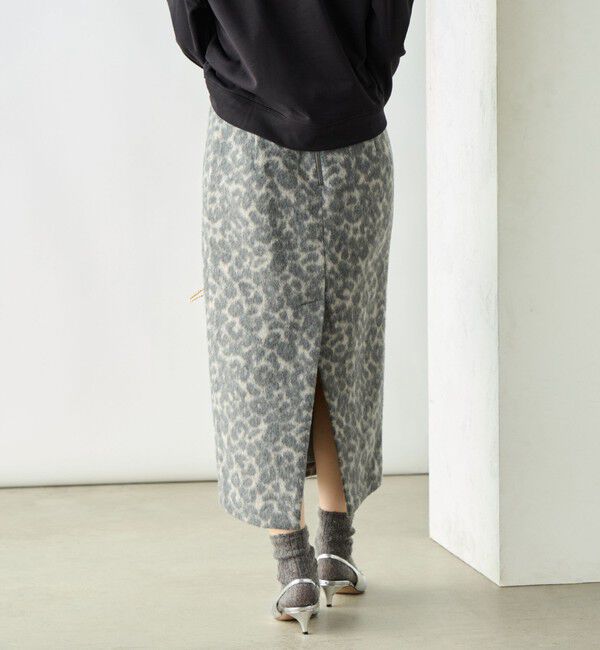 Rie Miller「ひょう柄タイトスカート」|タイト|