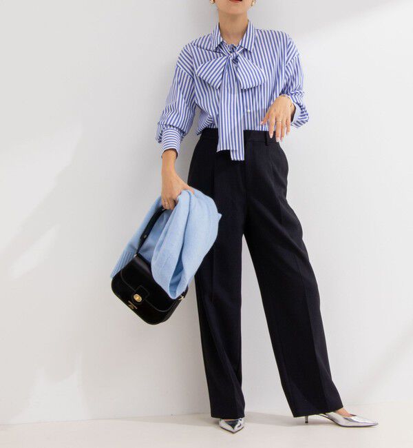 NOLLEY'S「ウォッシャブルウール調愛されイージーワイドパンツ」|その他|