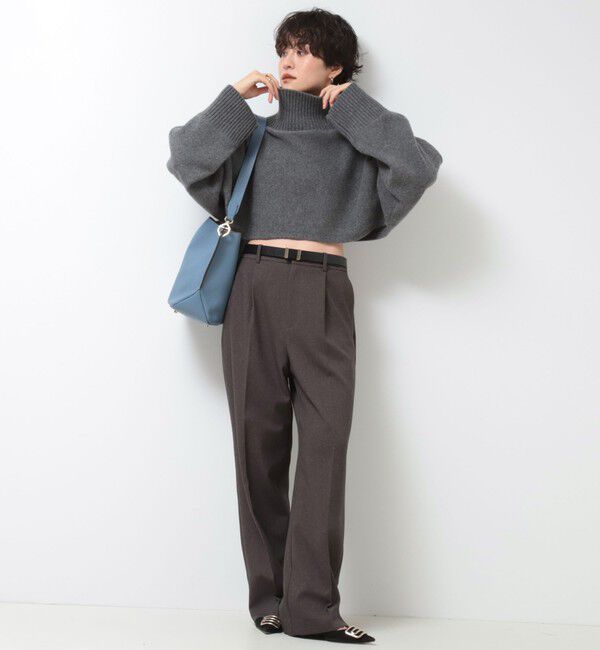 NOLLEY'S「ウォッシャブルウール調愛されイージーワイドパンツ」|その他|