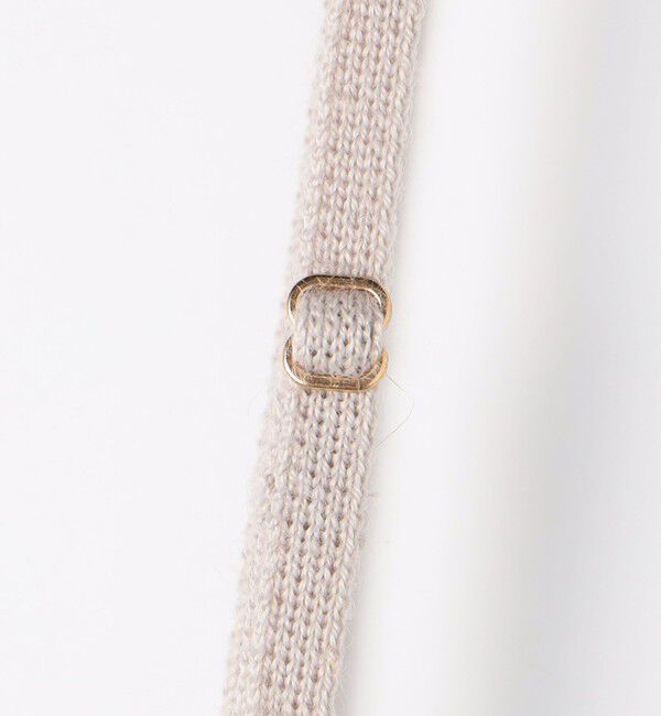 NOLLEY'S sophi「《セットアップ対応》《手洗い可能》キラキラフェザーフレアビスチェ」|ニット・セーター|