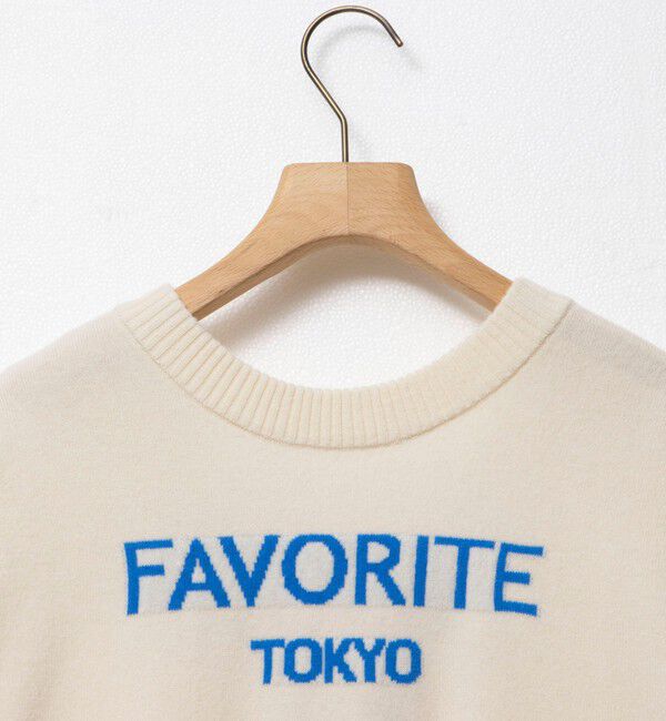 Rie Miller「《手洗い可能》ロゴジャガード2WAYニット(タワー)」|カーディガン|