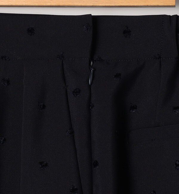 NOLLEY'S「《セットアップ対応》ウォッシャブルドットツッキリツータックテーパードパンツ」|その他|