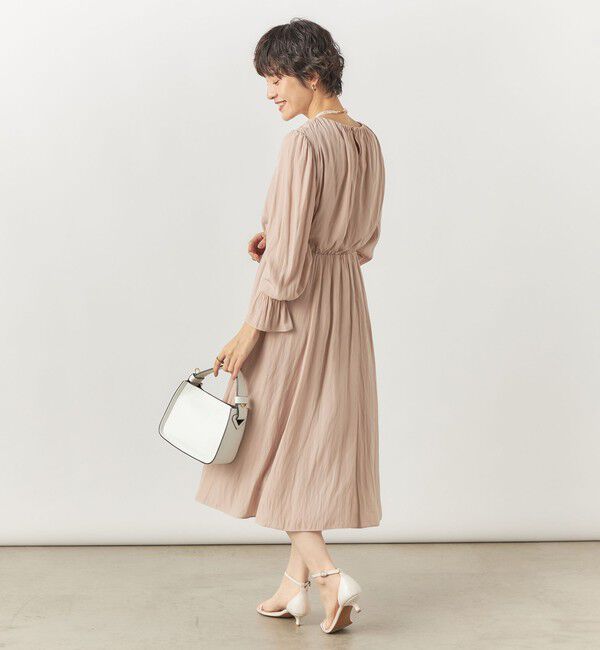 NOLLEY'S「ウォッシャブル割繊2WAYギャザーワンピース」|ワンピース|