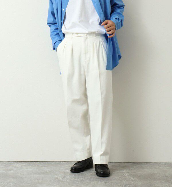 WORK ABOUT「NSOK デニム2タックワイドパンツ 25SS」|デニム|