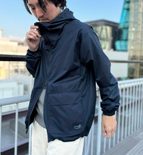 NOLLEY'S goodman「【TAION/タイオン】別注クジラ刺繍 リバーシブルダブルジップパーカー 25SS」|パーカー|