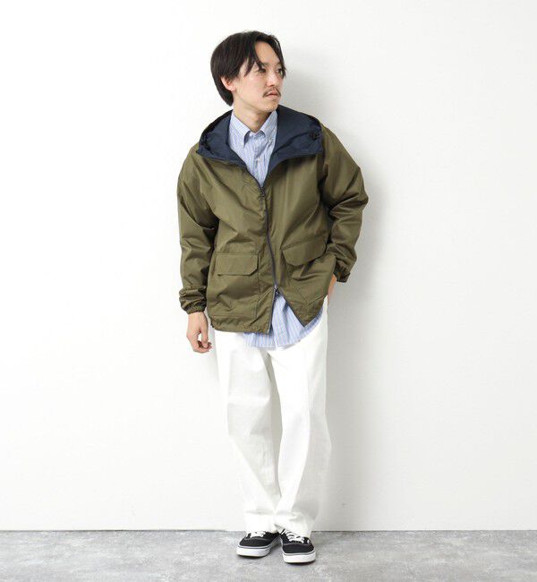 NOLLEY'S goodman「【TAION/タイオン】別注クジラ刺繍 リバーシブルダブルジップパーカー 25SS」|パーカー|