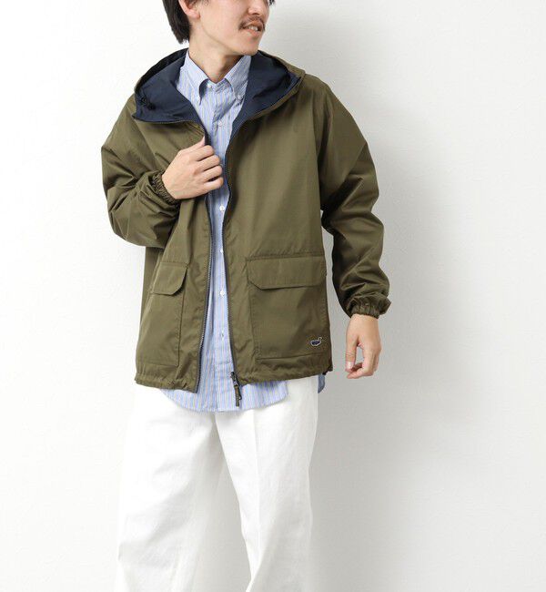 NOLLEY'S goodman「【TAION/タイオン】別注クジラ刺繍 リバーシブルダブルジップパーカー 25SS」|パーカー|