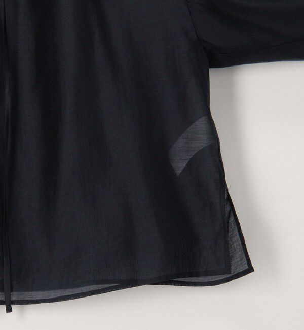 NOLLEY'S「ラッフル衿シアーブラウス」|シャツ・ブラウス|