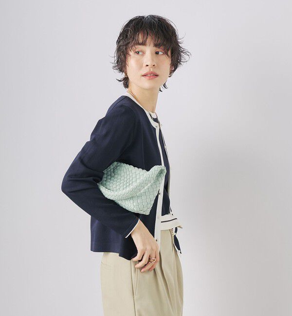 NOLLEY'S sophi「《アンサンブル対応》《手洗い可能》マルチファンクションクルーネックカーディガン」|カーディガン|